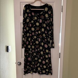 Gudrun Sjoden long Sleeve Floral Strawberry Print Dress